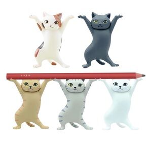 BUY NOW - Cat Figurine Desk Decor & Pen Holder